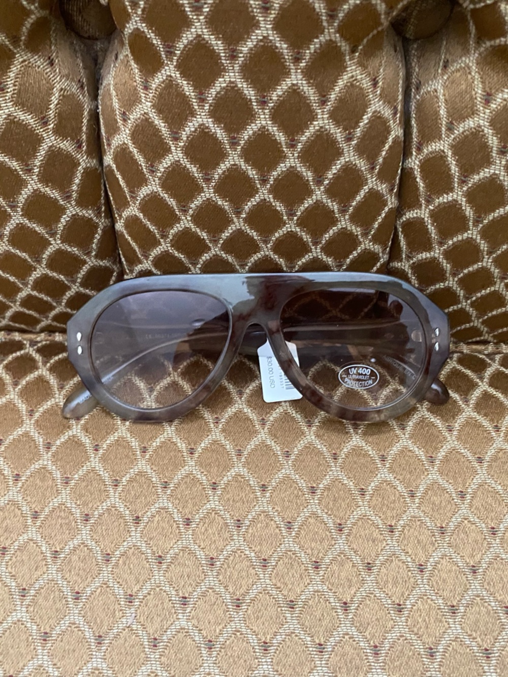 Free People Brown Tortoiseshell Oversized Sunglasses